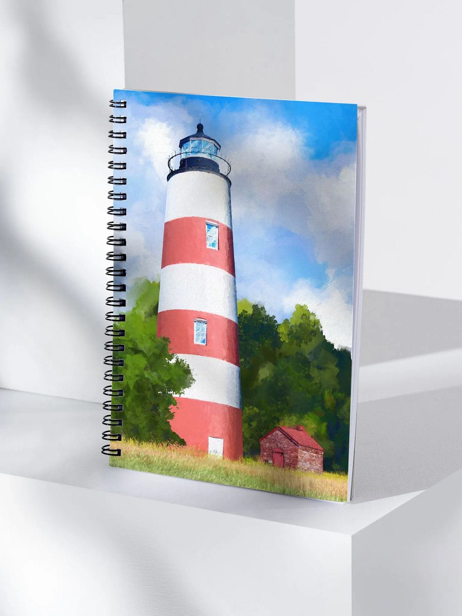 Sapelo Island Lighthouse – Georgia Coast Spiral Notebook product image (4)