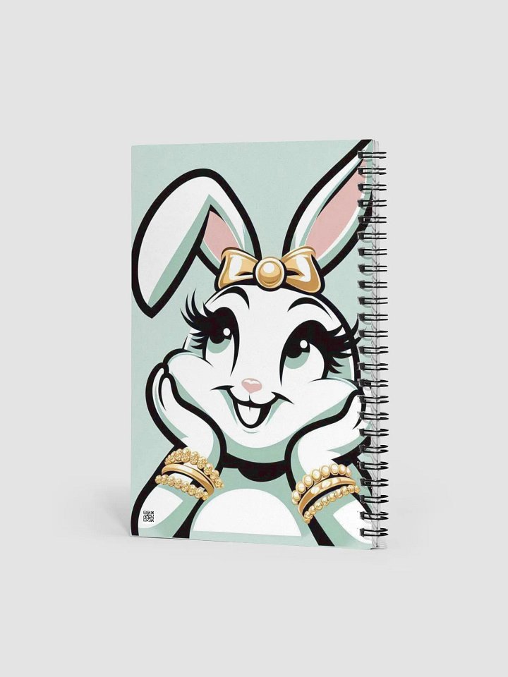 Golden Rabbit Dreams Spiral Notebook product image (2)