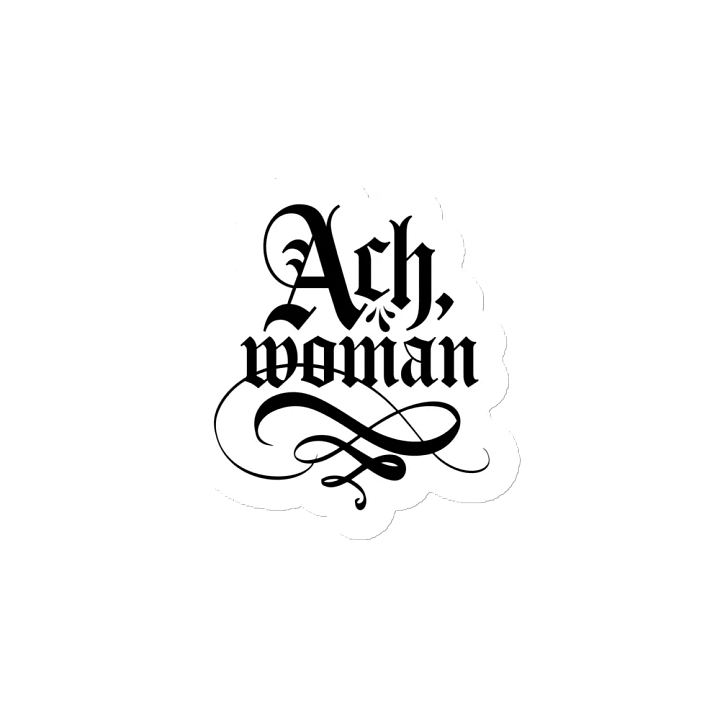 "Ach, Woman" Magnet product image (2)