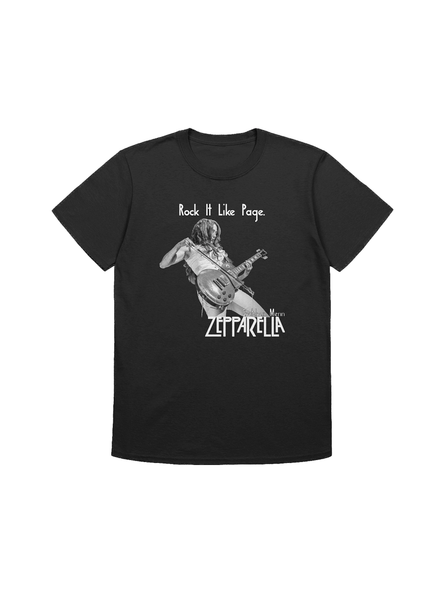Rock It Like Page - Gretchen Menn Tee - Black and White Design product image (1)