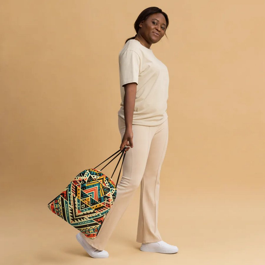 Premium Aztec design Drawstring Bag product image (4)