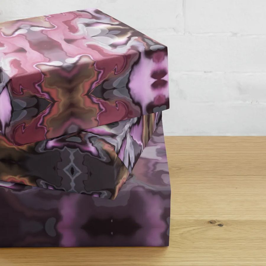 colorful mirror tile wrapping paper product image (10)