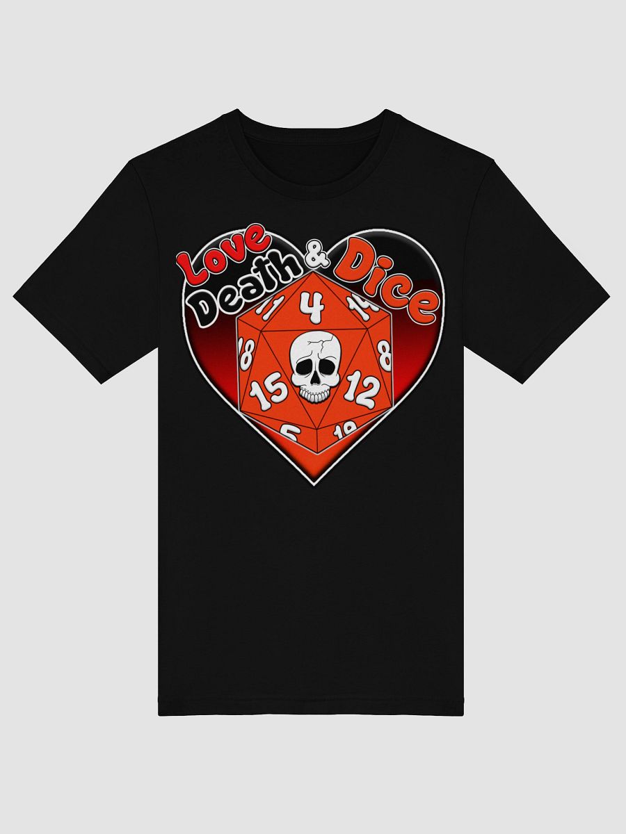 Love Death & Dice – Logo Heart Tee product image (5)