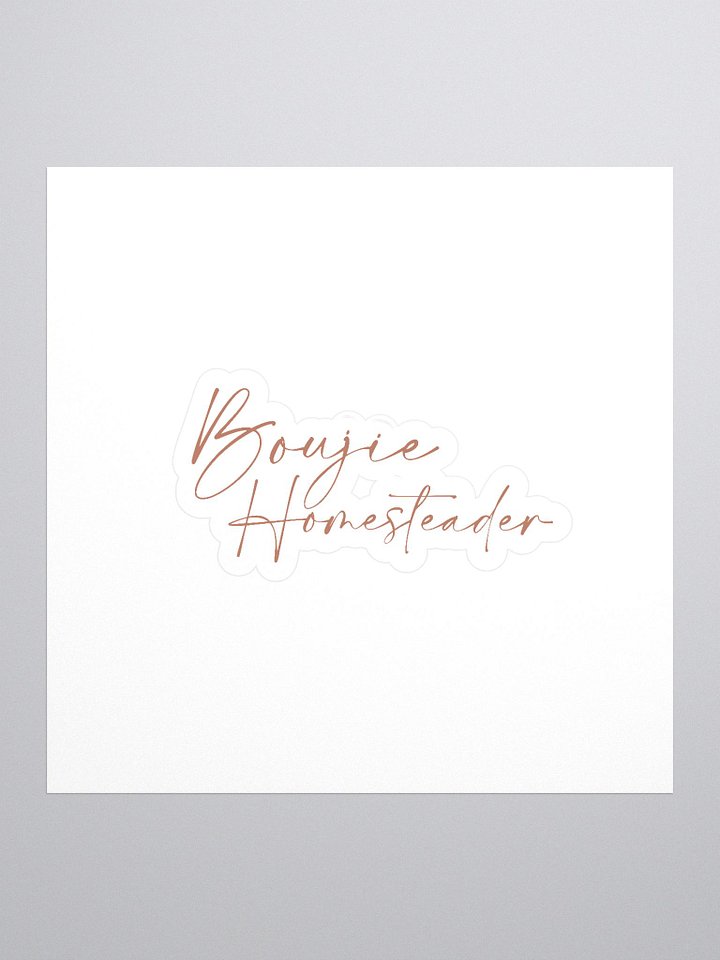 Boujie Homesteader Sticker product image (1)