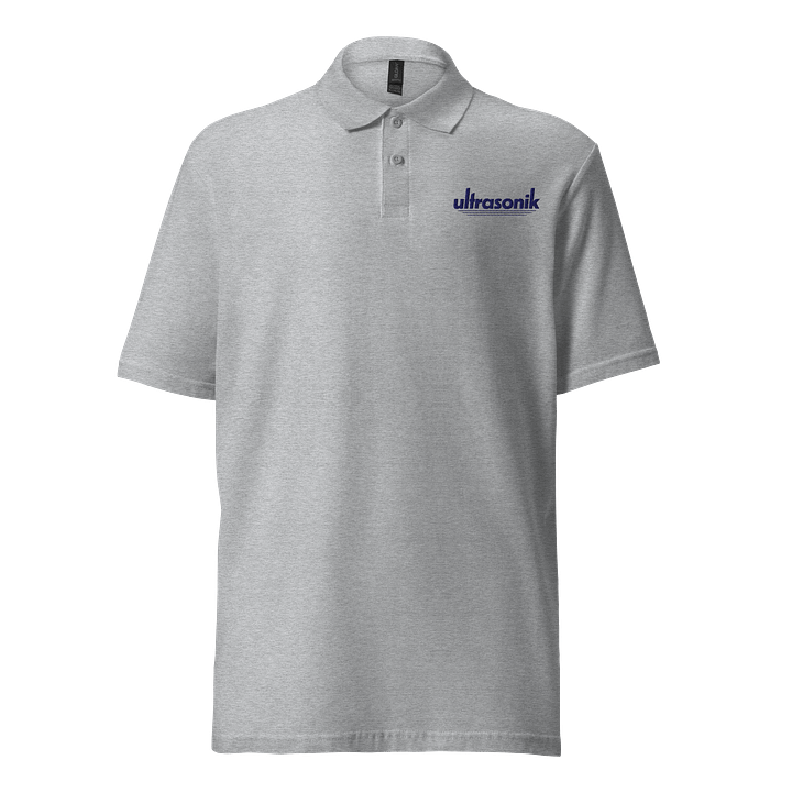 ultrasonik Logo Unisex Polo (White or Sport Grey) product image (1)