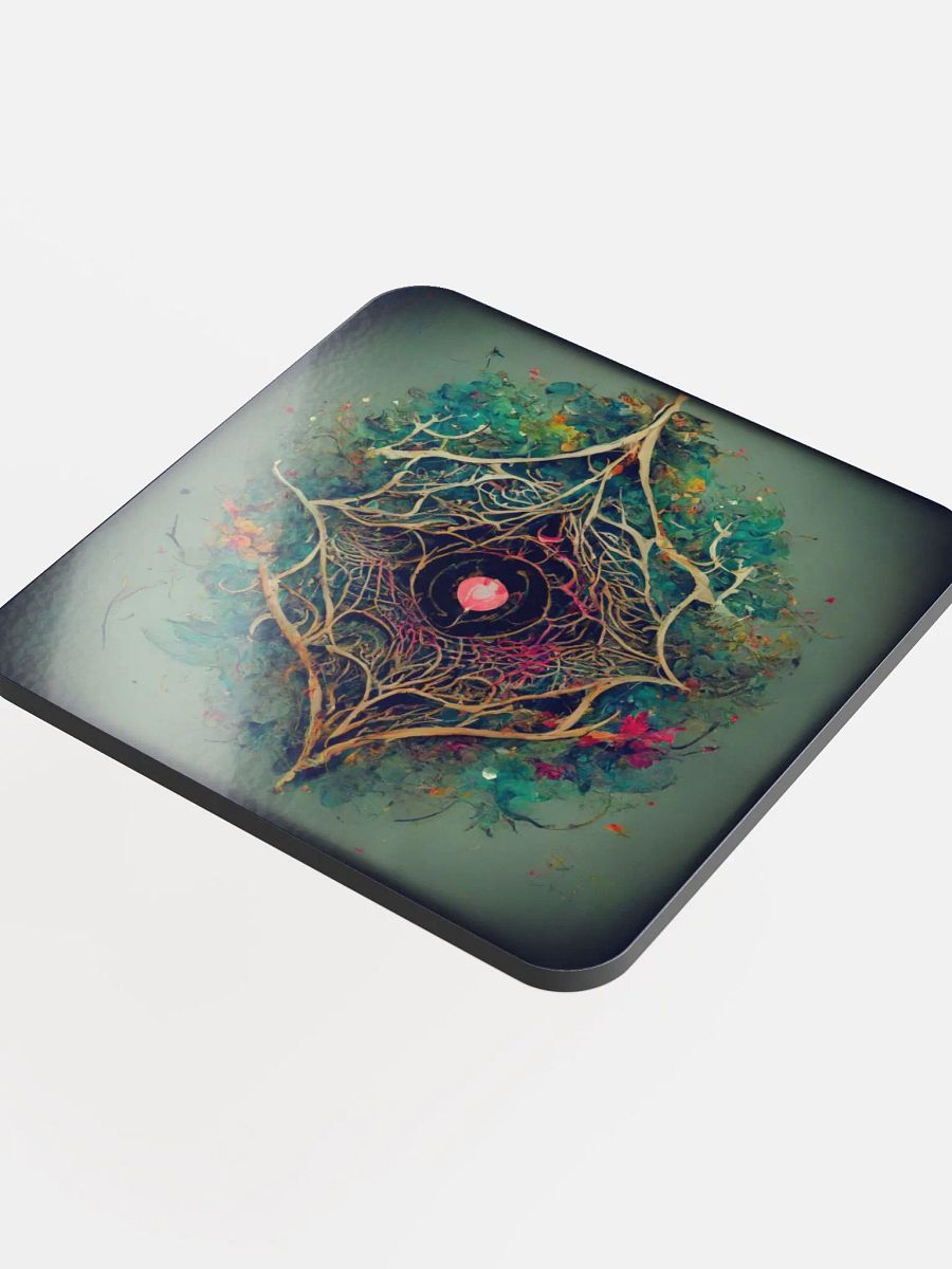 Vibrant Mandala Cork Coaster product image (4)