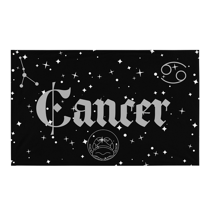 Celestial Cancer Zodiac Flag product image (1)