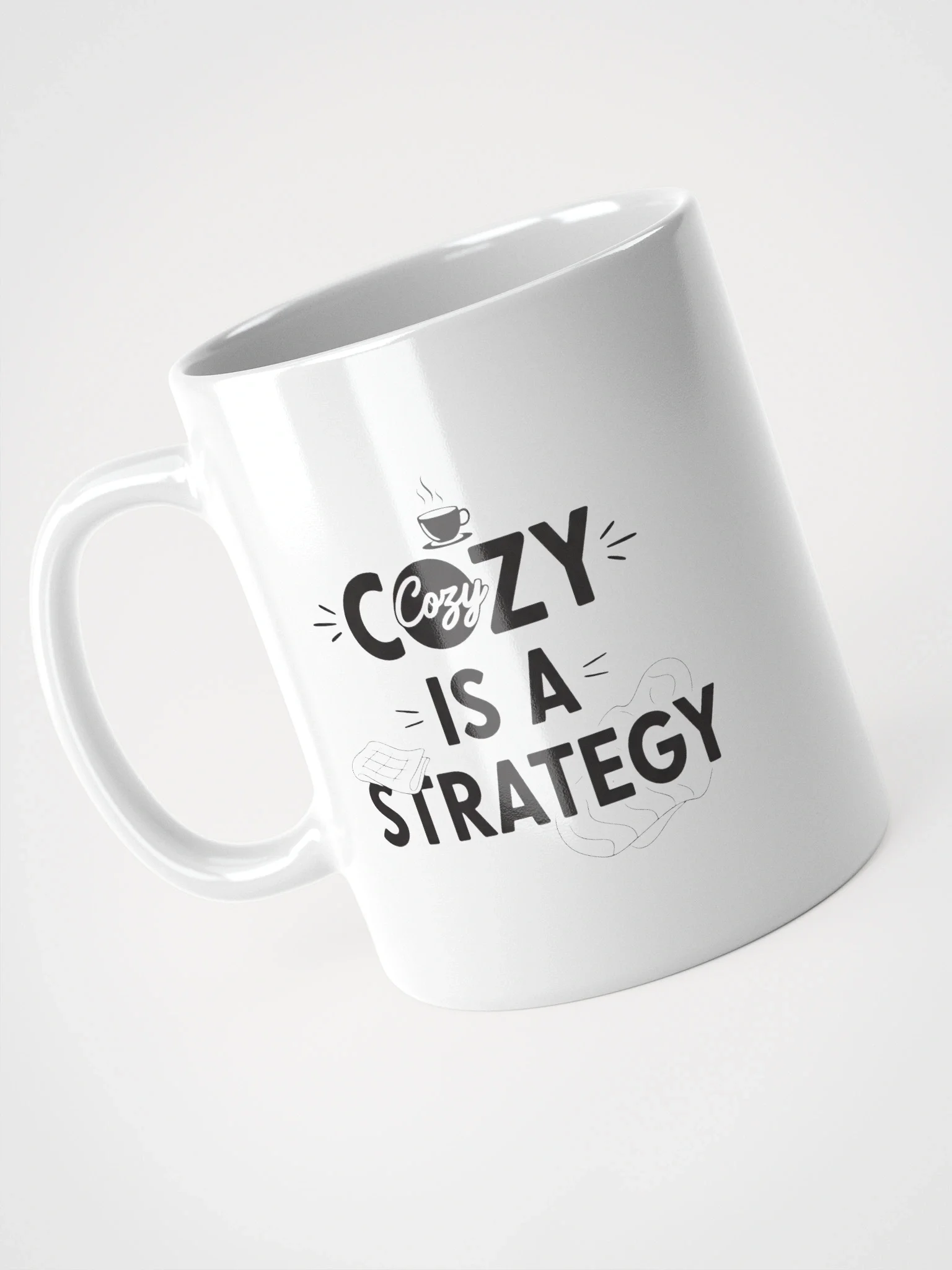 Cozy Is a Strategy Mug – Perfect Motivational Coffee Cup for Comfort & Success product image (4)