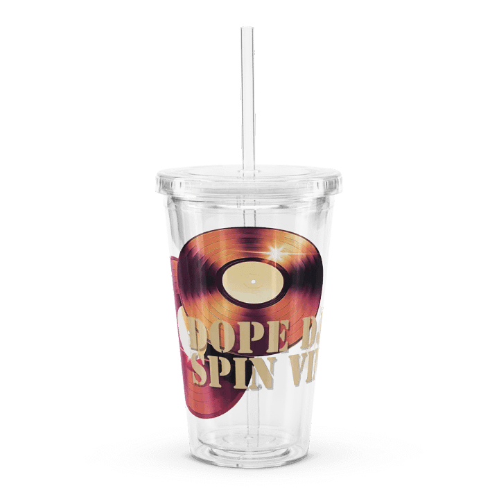 DOPE DJS SPIN VINYL Double Wall Tumbler product image (1)