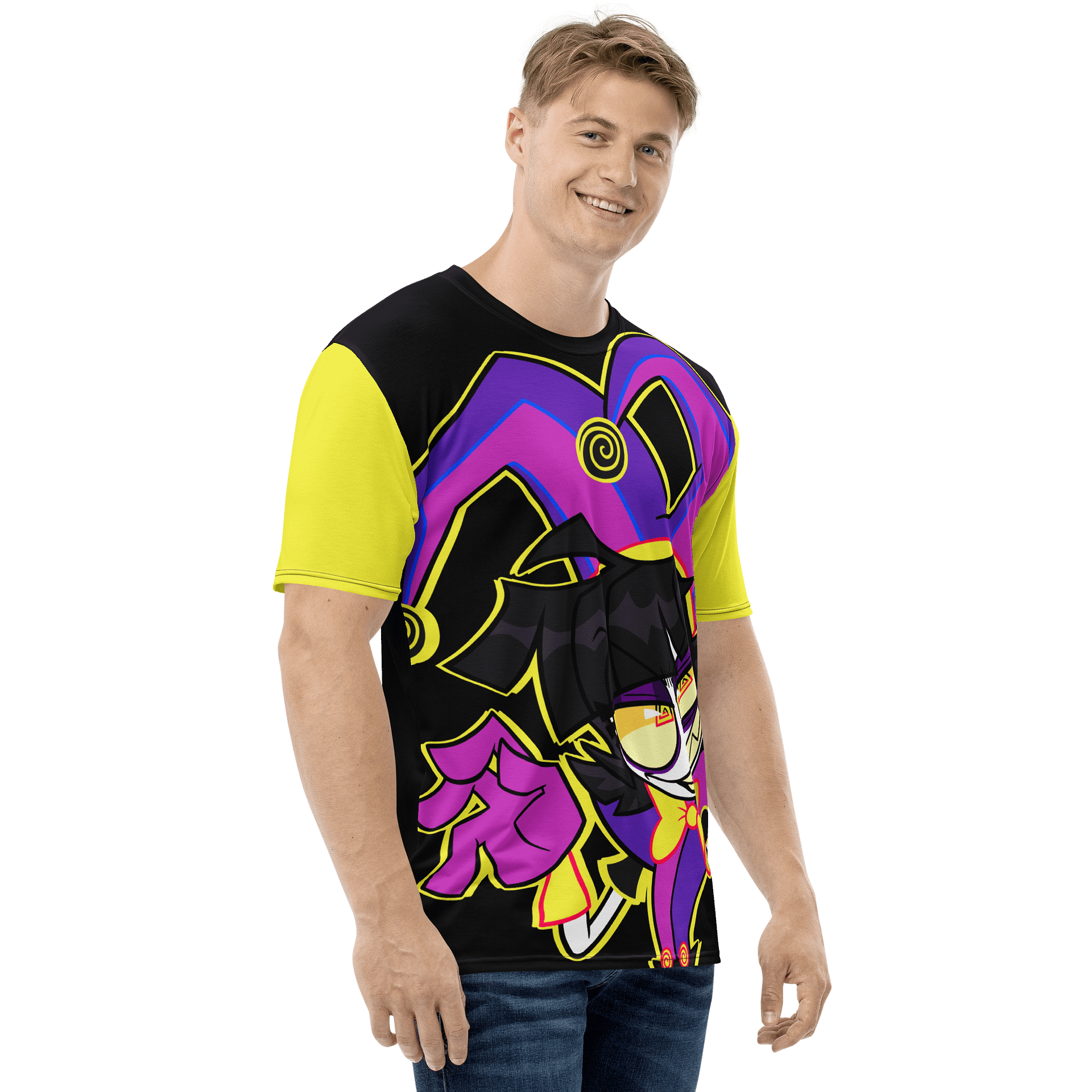 A Little Bit Bad - POX All Over Short Sleeve (Yellow Sleeves) product image (4)