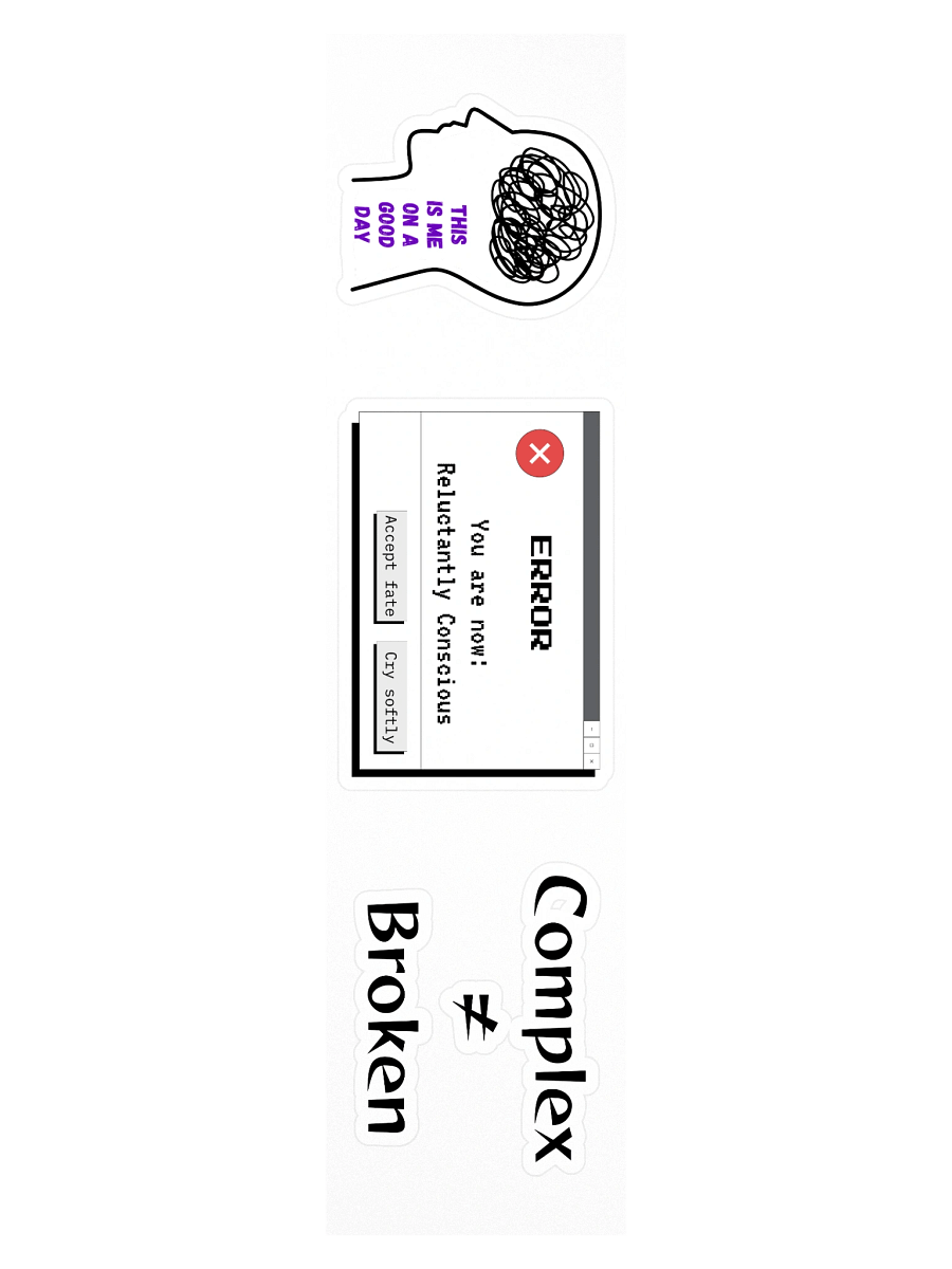 Sticker Sheet For Anyone With A Bad Day (Life) product image (3)