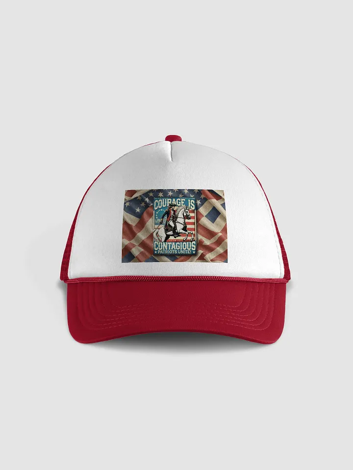 Courageous Patriots Foam Trucker Hat product image (1)