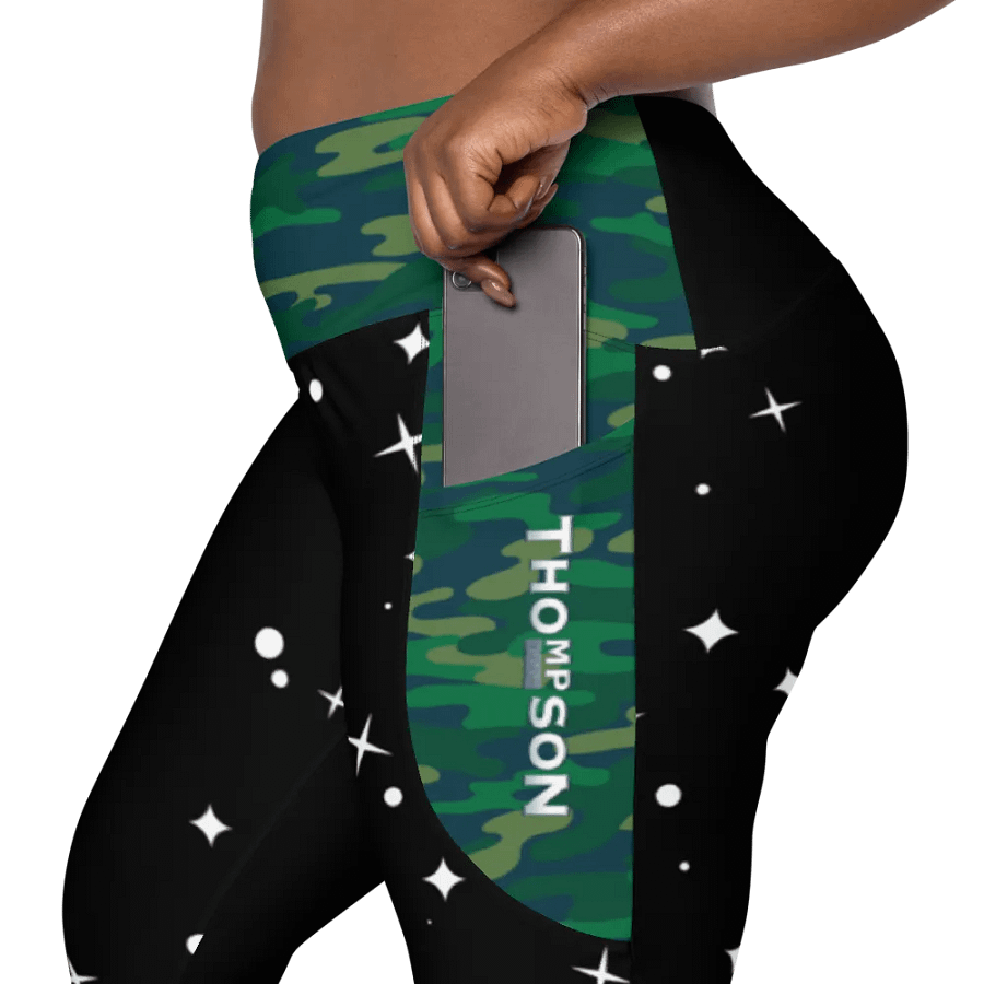 Starry Night Crossover Leggings with Pockets M.P. Thompson product image (8)