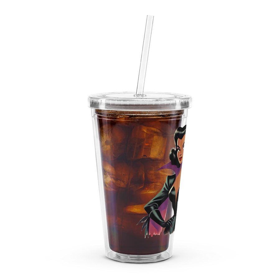 Woman and Raven Double Wall 16 oz Tumbler with Straw product image (12)