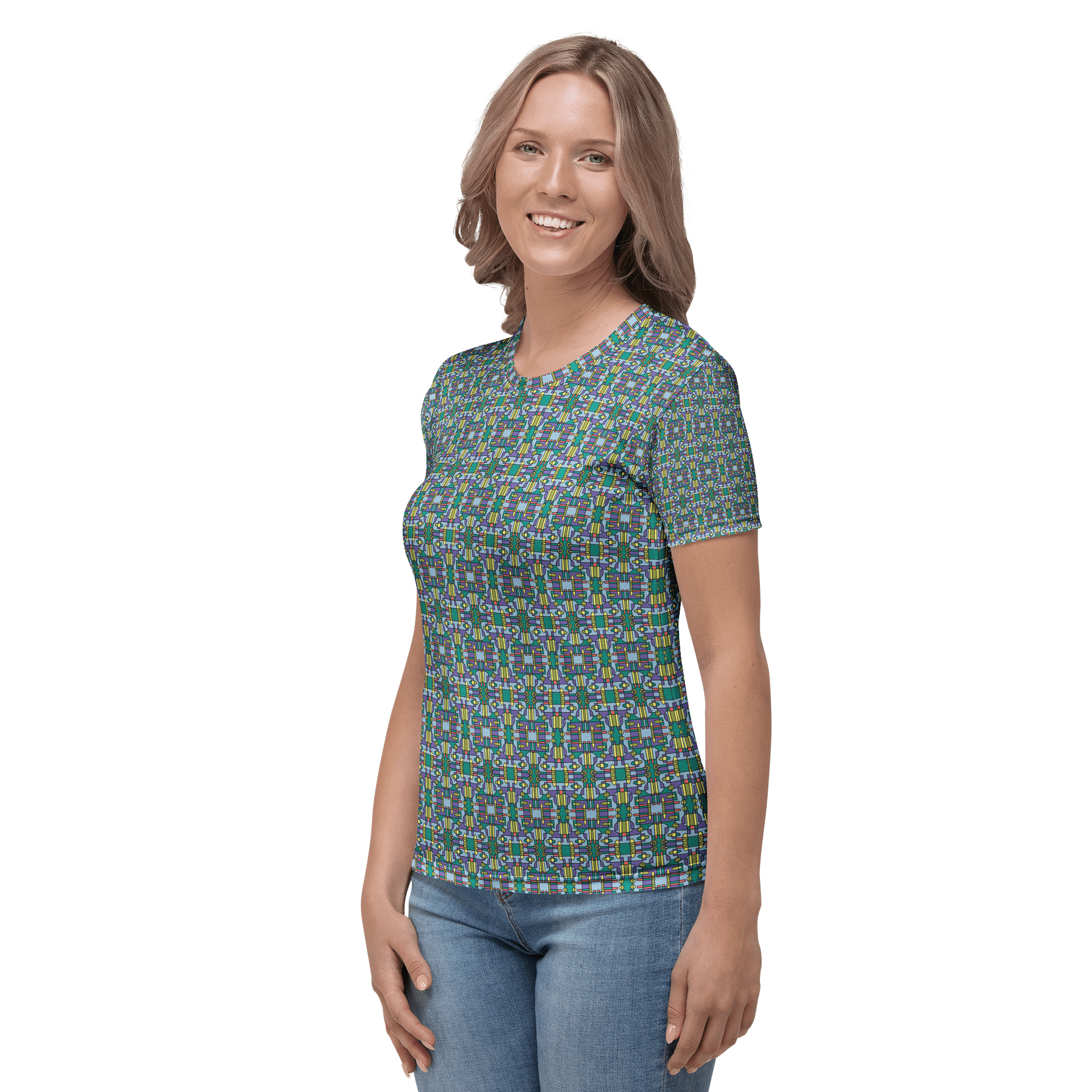 Whimsical Circus Tent - All-Over Print Women's Crew Neck T-Shirt product image (3)
