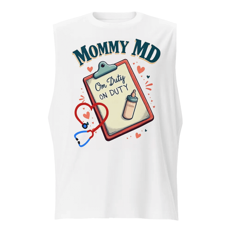 Mommy MD On Duty Muscle Tank product image (5)