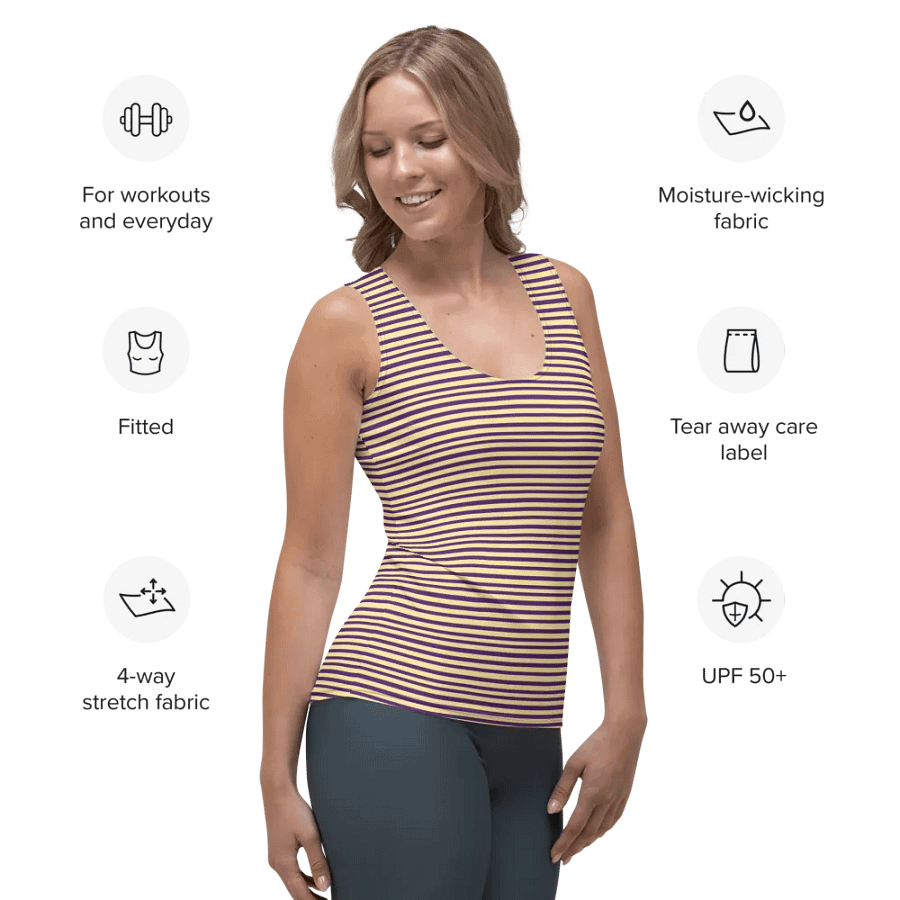 Flash Stripes Women's Tank Top product image (7)