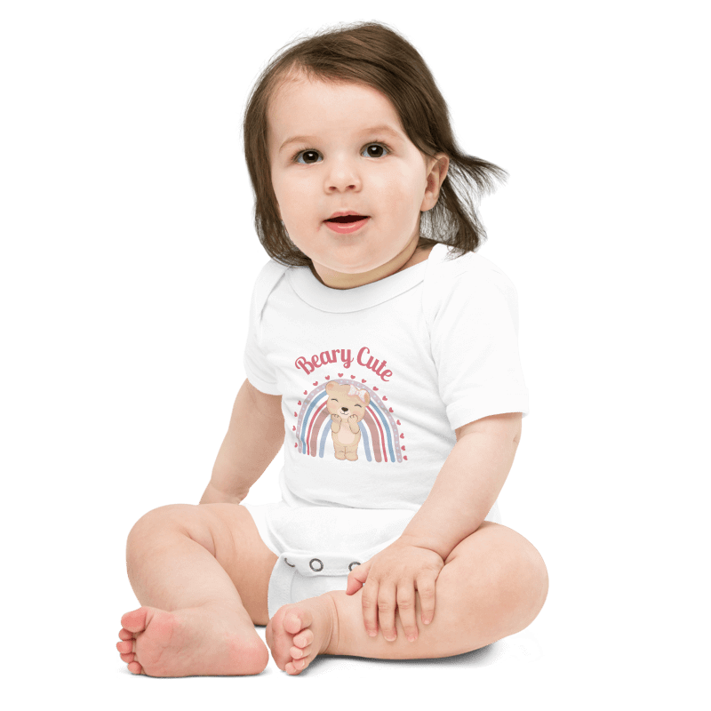 Beary Cute Baby Girl Onesie product image (13)