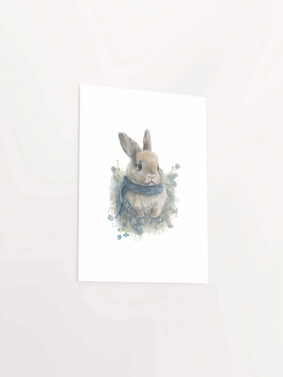 Watercolor Woodland Bunny Print 3 product image (4)