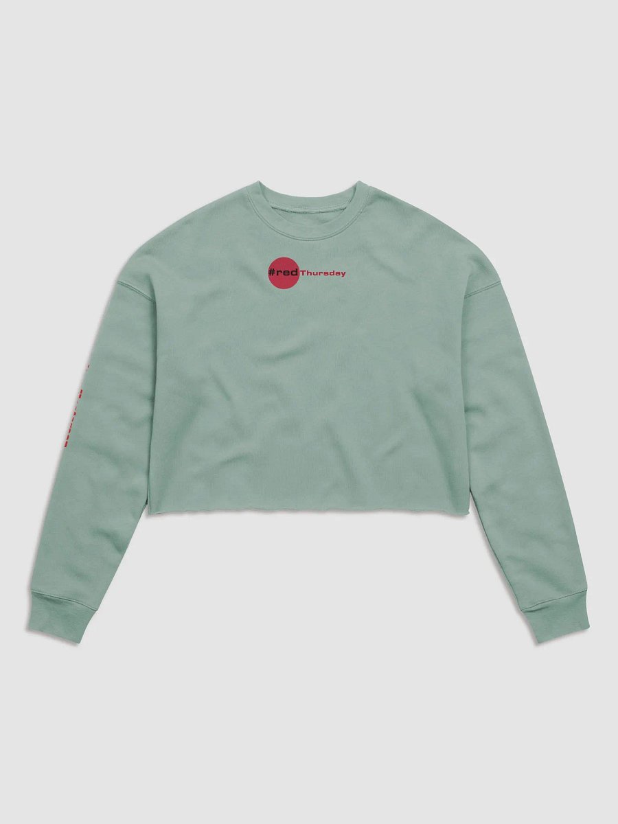 Women's Red Thursday Bella+Canvas Fleece Crop Sweatshirt product image (1)