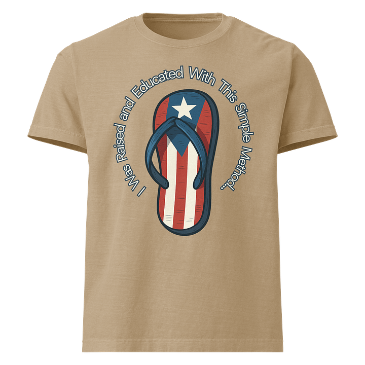 Puerto Rican Flag Chancla Oversized Tee product image (3)