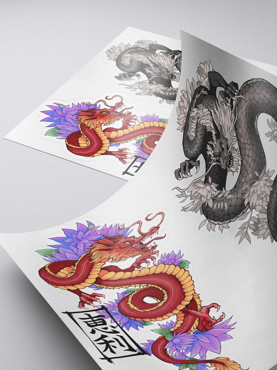 Dragon tattoo stickers product image (4)