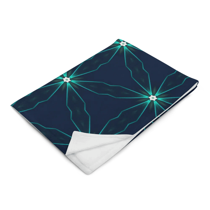 Navy Throw Blanket product image (2)