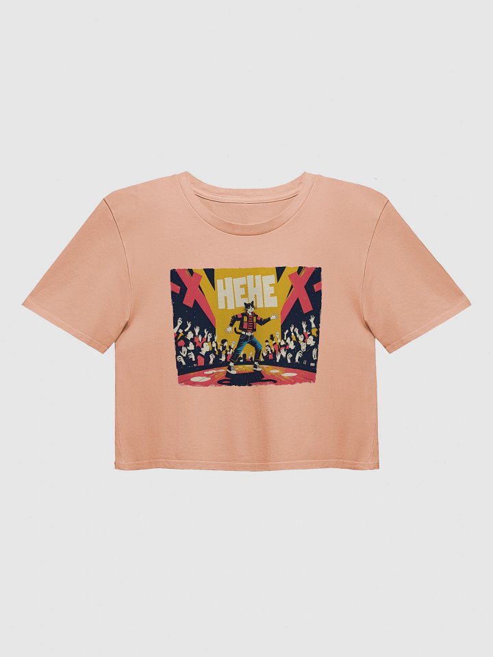 Cat Rockstar | 'X HEHE X' | Women's Premium Crop Top product image (1)