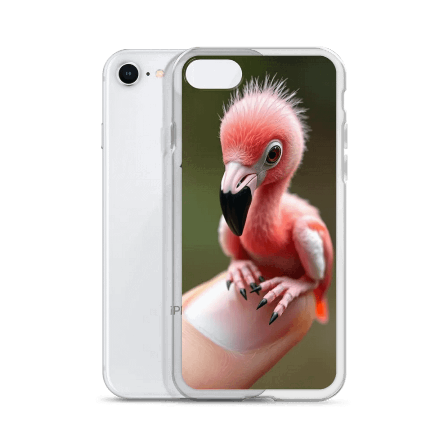 Whimsical Tiny Baby Flamingo iPhone® Case product image (51)