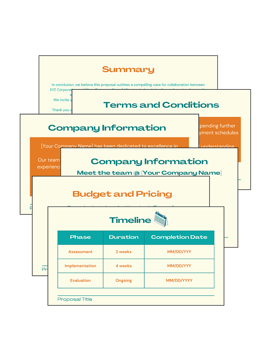 Sleek Business Proposal Template | Impress Clients & Investors Instantly product image (3)