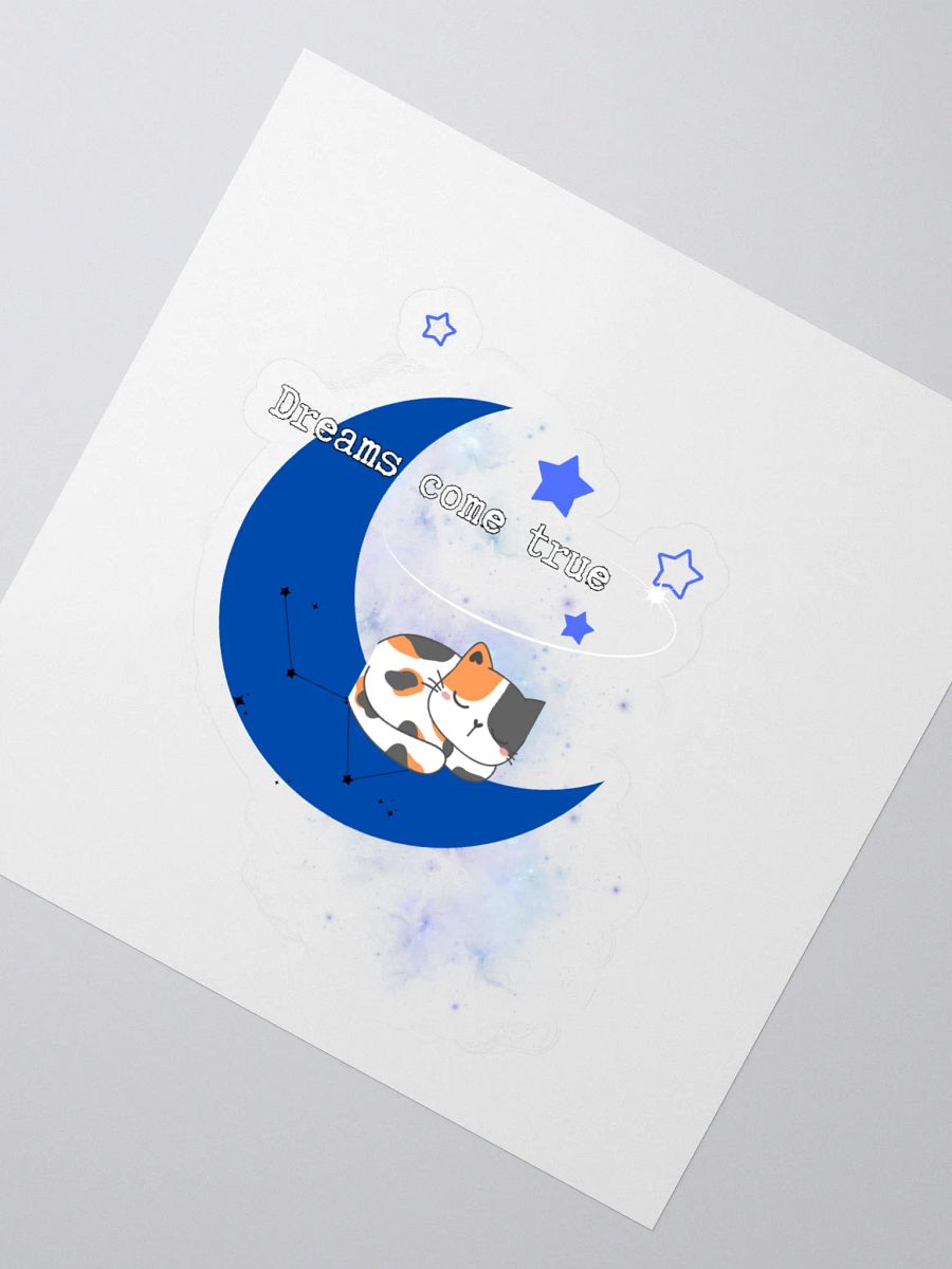 Dreamy Cat Crescent Moon Stickers product image (2)