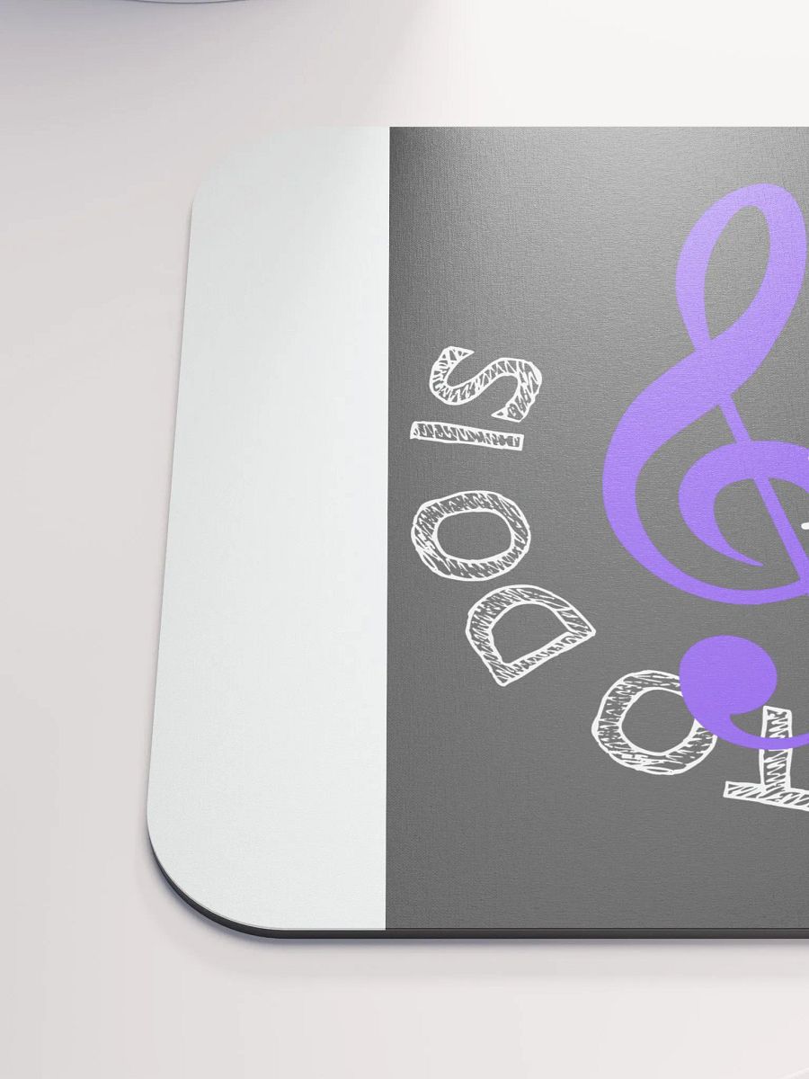 Melodic Muse Mouse Pad – Music-Themed Desk Accessory with Treble Clef Design product image (7)