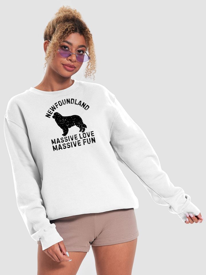 Newfoundland Dog Silhouette Sweatshirt – Classic Style product image (5)