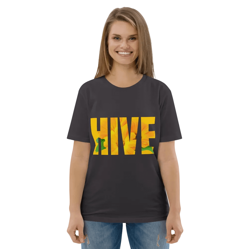 Floral HIVE Organic Tee - 100% cotton product image (173)