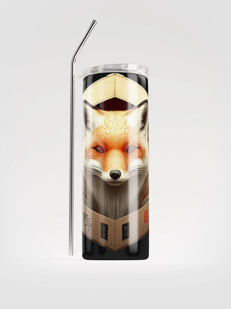 Stainless Steel Tumbler blk/wht Fox Box Logo product image (1)