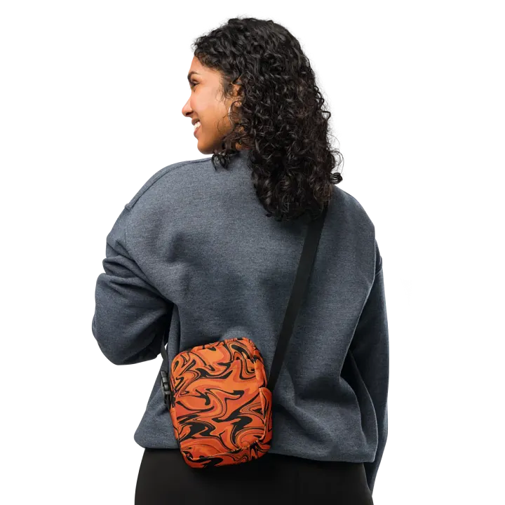 Orange Swirl Utility Crossbody Bag product image (2)