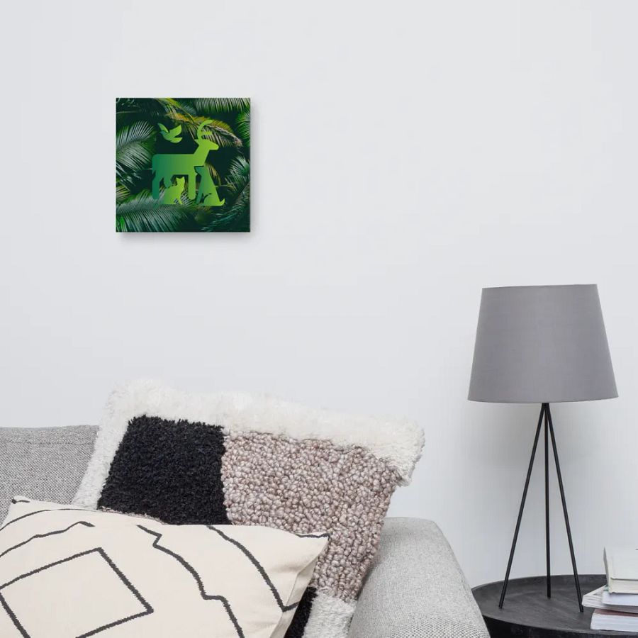 Endangered Species - Mexico - Tropical Mystery Green Logo Canvas Art product image (10)