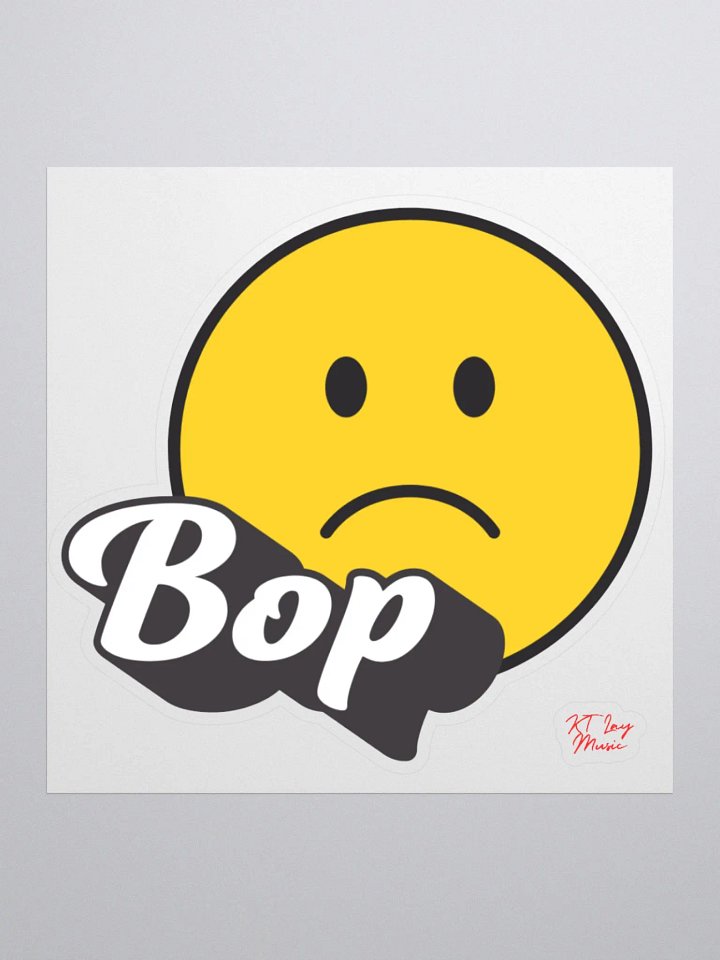 Bop Emoji Kiss Cut Stickers product image (1)