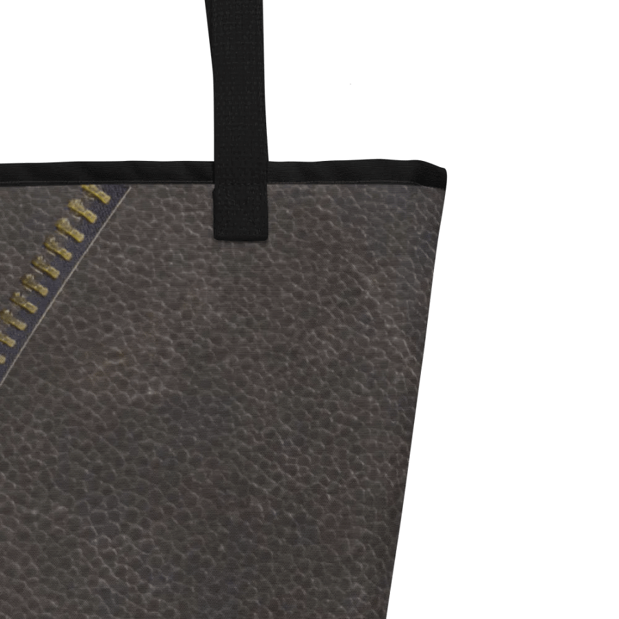 Golden Zipper Leather-Look Large 16