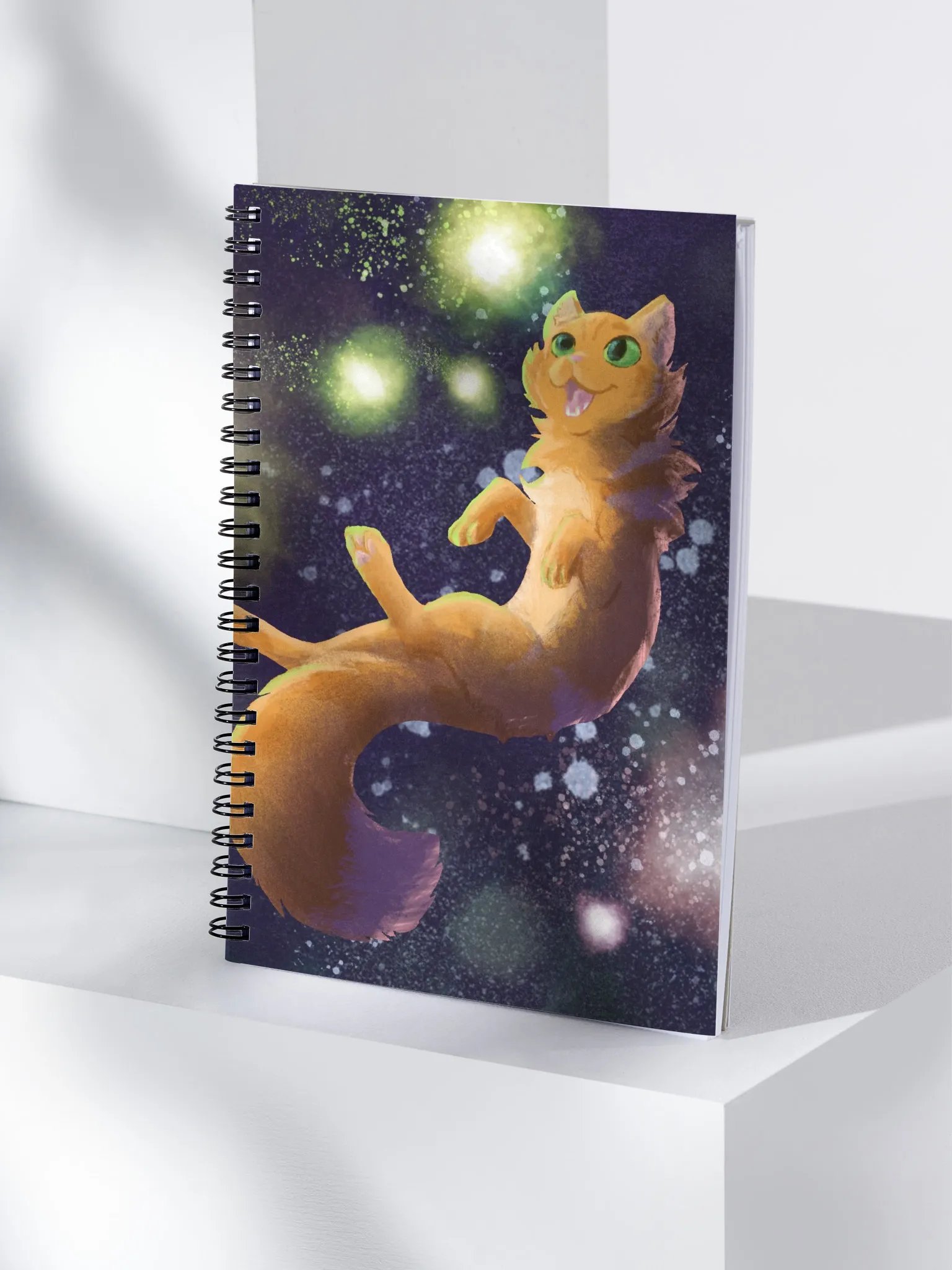 Space Cat Spiral-bound Notebook product image (4)