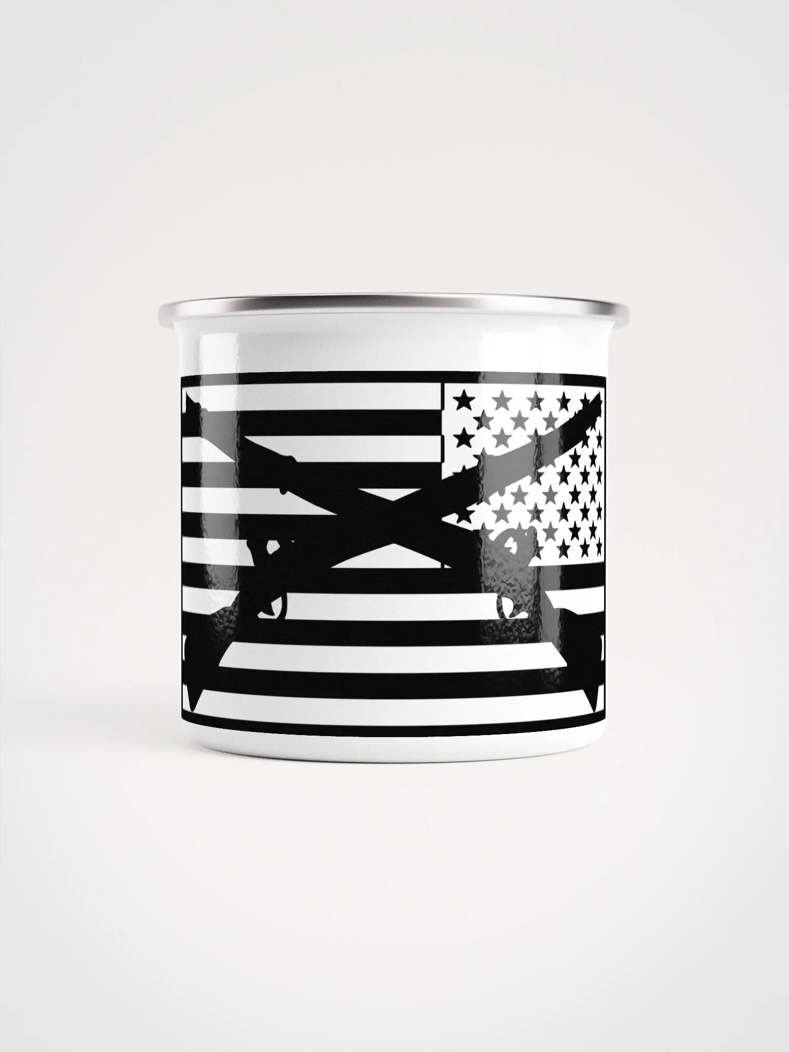Steel mug American rifleman product image (3)