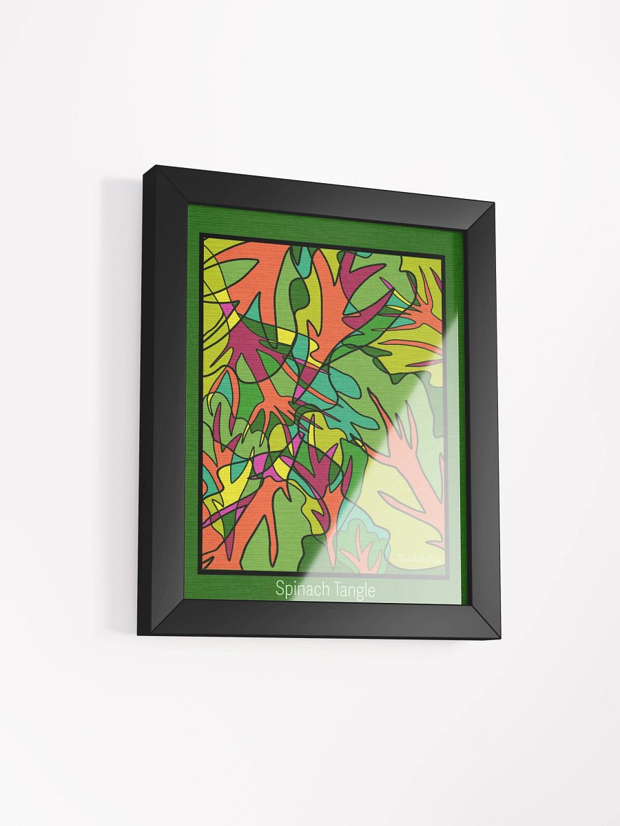 Spinach Tangle – Framed Art Poster product image (2)