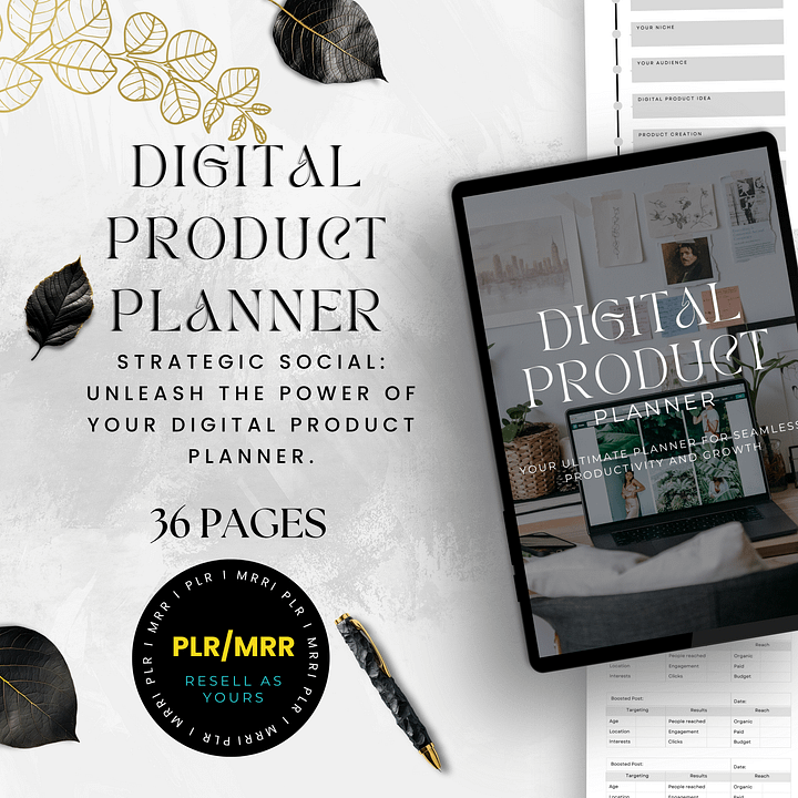 Digital Product Planner PLR product image (1)