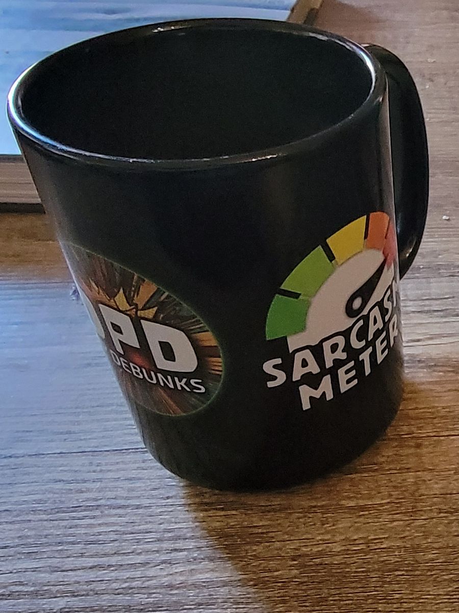 DP Debunks Sarcasm Meter Mug ☕📏 product image (3)