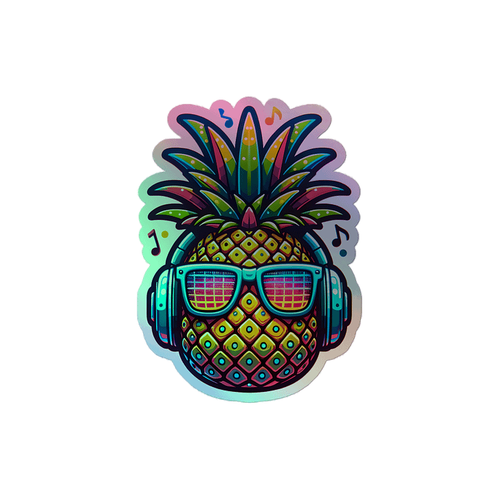 Holographic Pineapple Sticker product image (2)