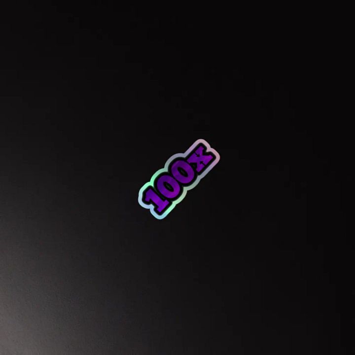 100X Holo Sticker product image (2)