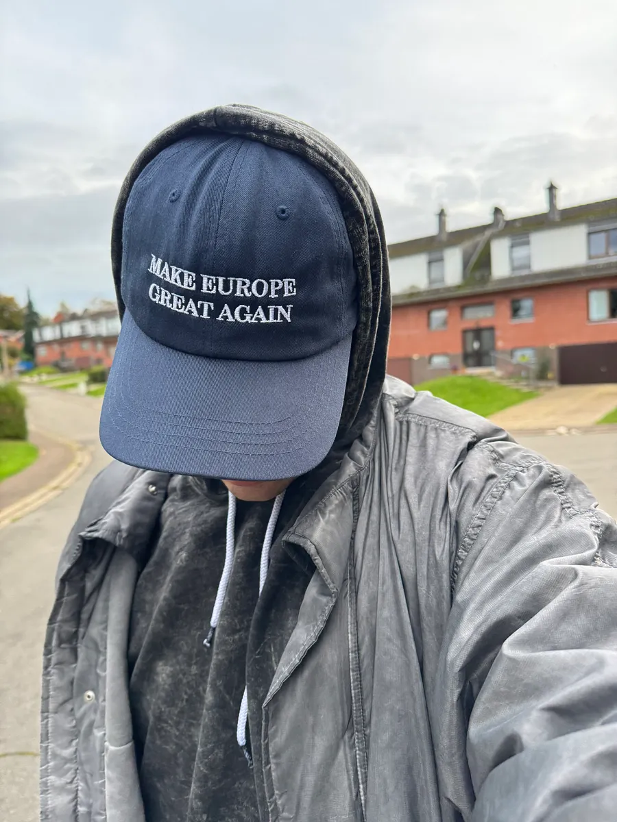 make europe great again cap/hat (MEGA eu/acc official) blue - 100% cotton product image (9)