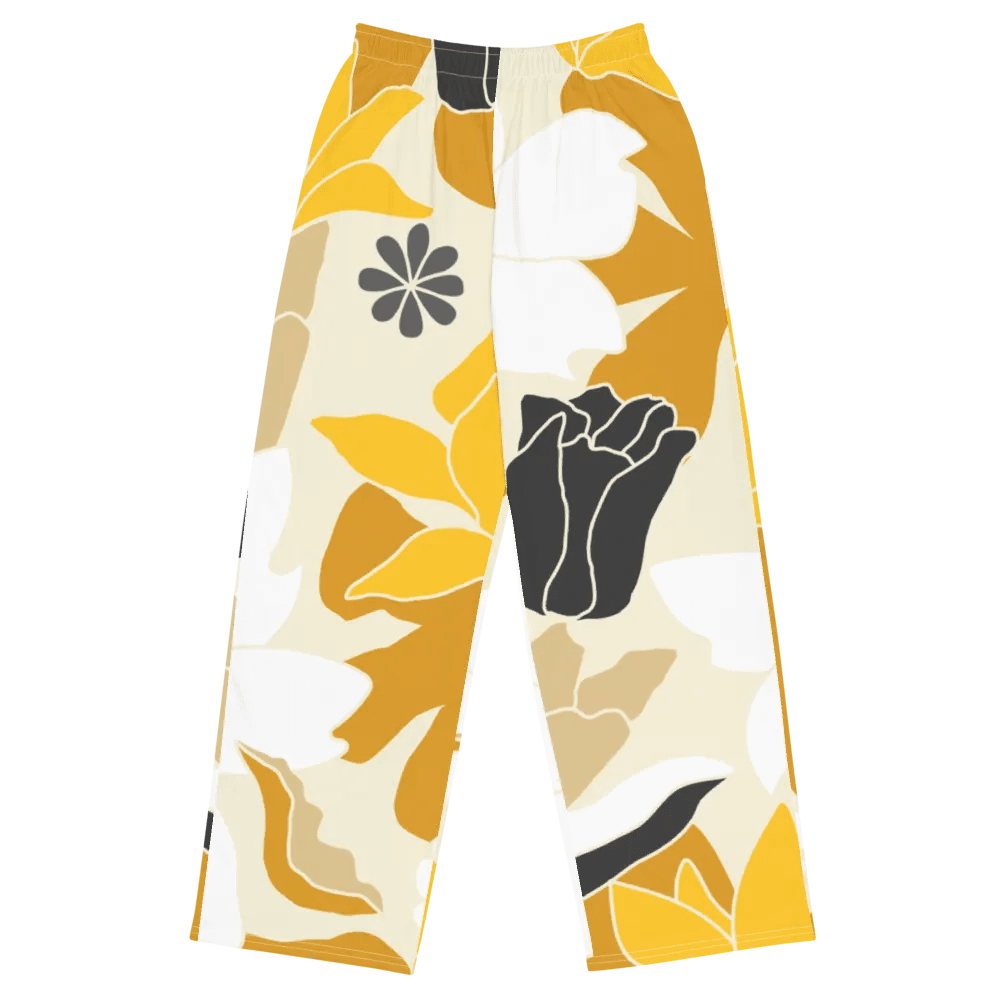 Floral Fusion Wide-Leg Pants product image (1)