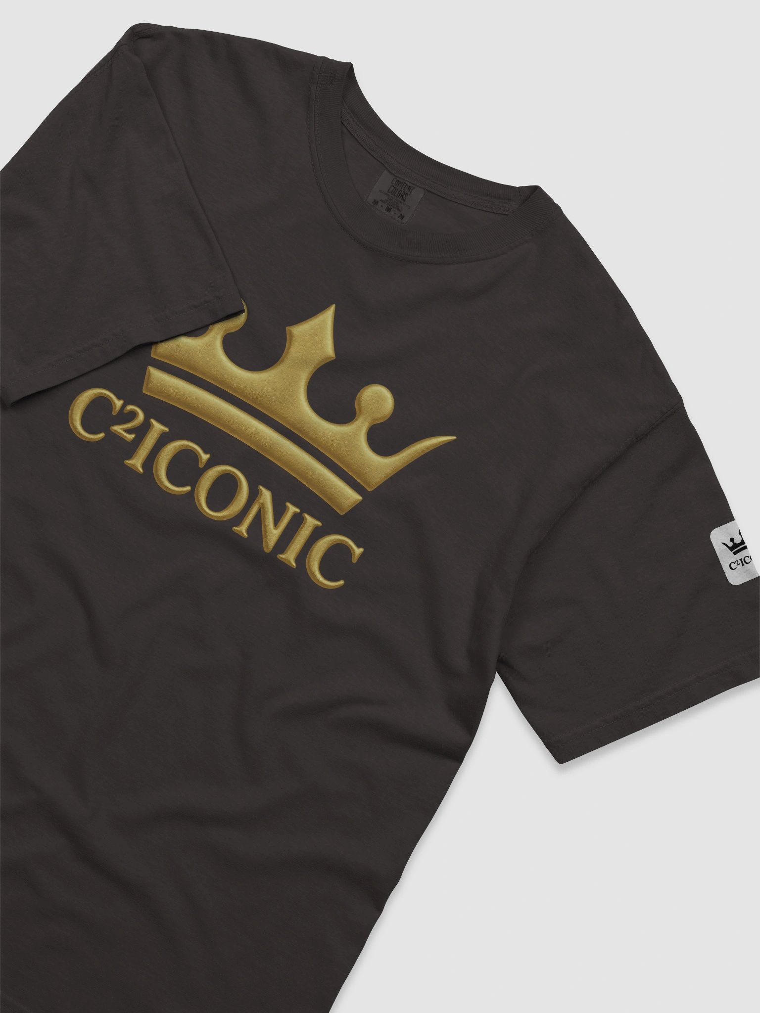 C² ICONIC Graphic T-Shirt with Gold Metallic Logo product image (59)