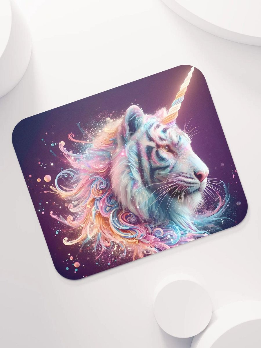 Galactic Tiger Unicorn Mouse Pad product image (7)